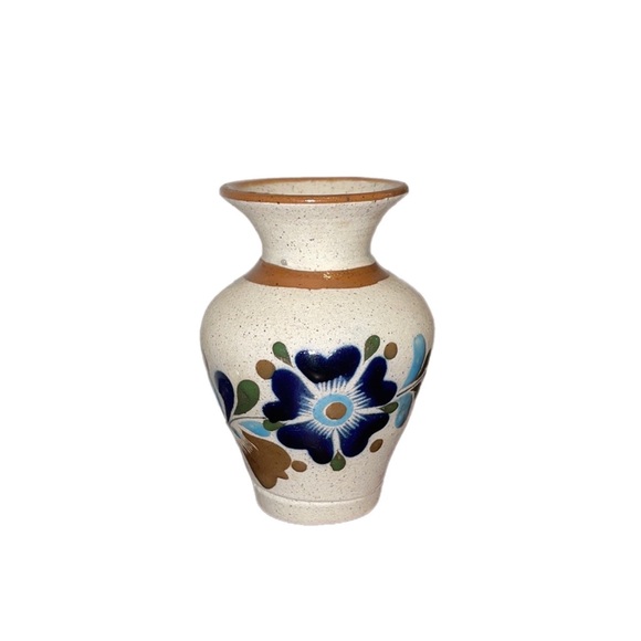 Mexican Pottery Other - Signed Tonala Mexican Pottery Handpainted Small Vase